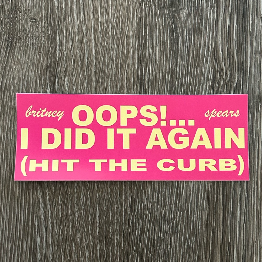 *SEE LISTING FOR DEAL* Britney Spears Bumper Sticker